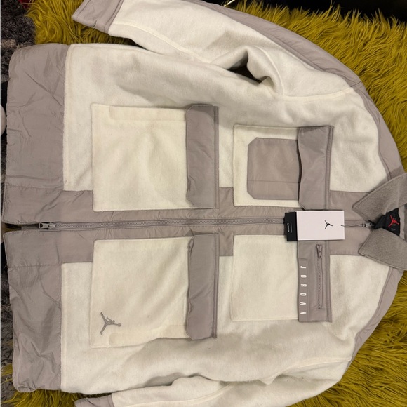 Jordan Jackets & Blazers - Jordan cozy girl Jacket with Cream and grey Details